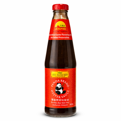 Lee Kum Kee Panda brand oyster sauce bottle for stir fry cooking