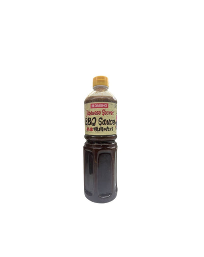 Bottle of Dashi Japanese Shoyu BBQ Sauce on a white background