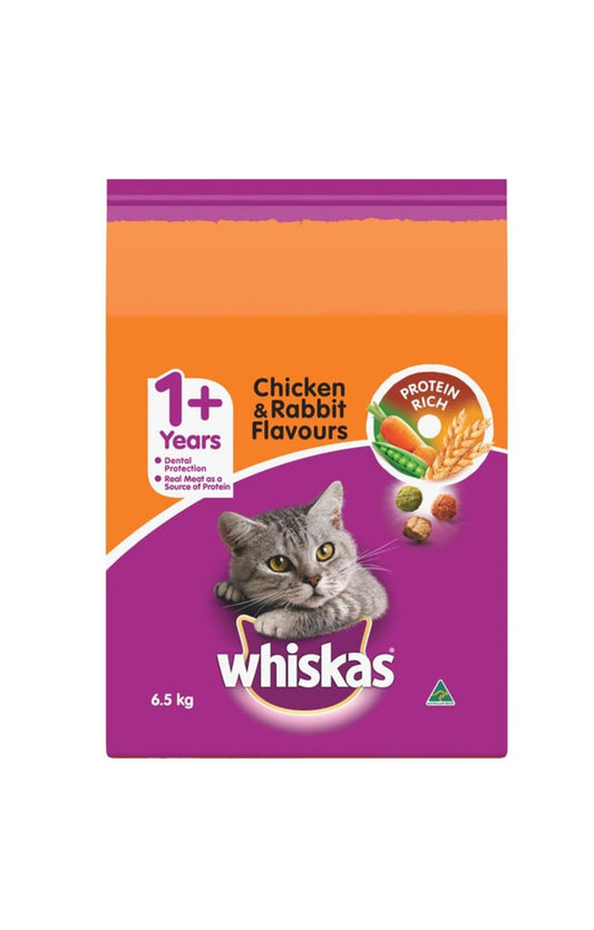 Whiskas Chicken & Rabbit Cat Food 6.5 kg