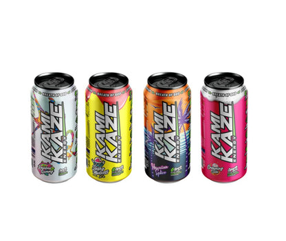 Kamikaze Pre-Workout Energy
Drink Variety Pack 500 ml x 12 pk