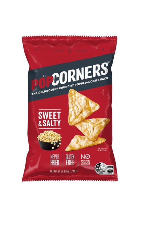 Pop Corners Salt & Salty Corn Chips
(567 g)