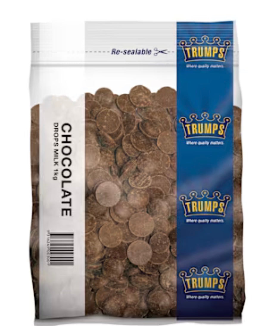 Trumps Choc Buttons Milk 1kg