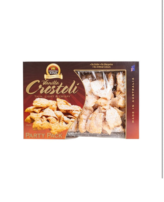 Crostoli King Vanilla Crosto Party
Pack (500 g)