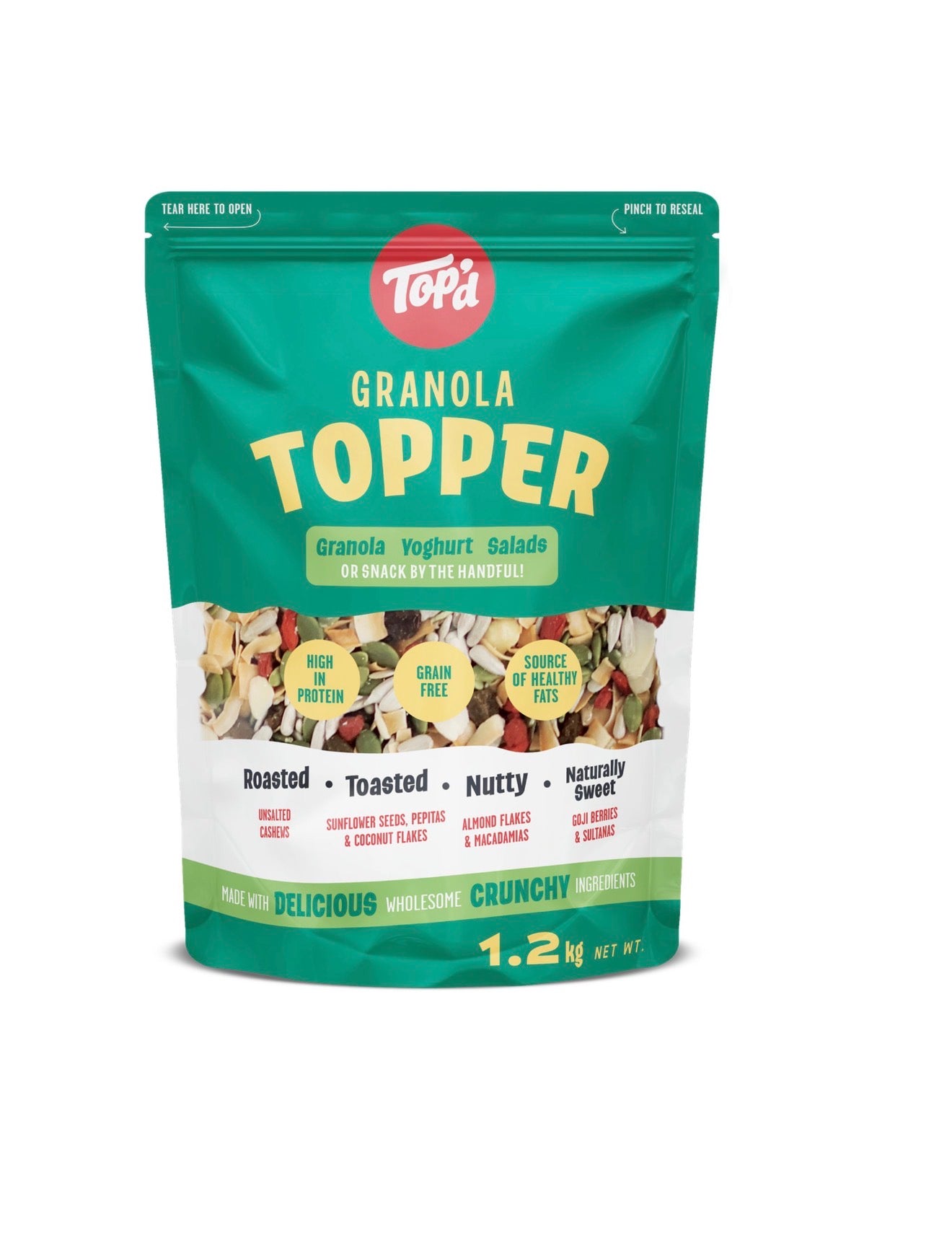 Top’d Granola Topper Grain Free Nut & Seed Mix 1.2kg