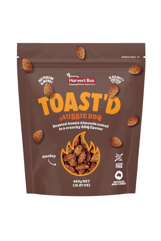 Harvest Box Toast'd BBQ Roasted
Almonds 450 g