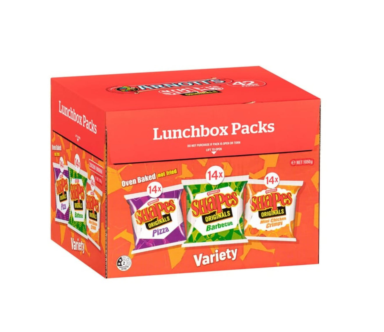 Arnott's Shapes Variety Pack (25 g x
42 pk)