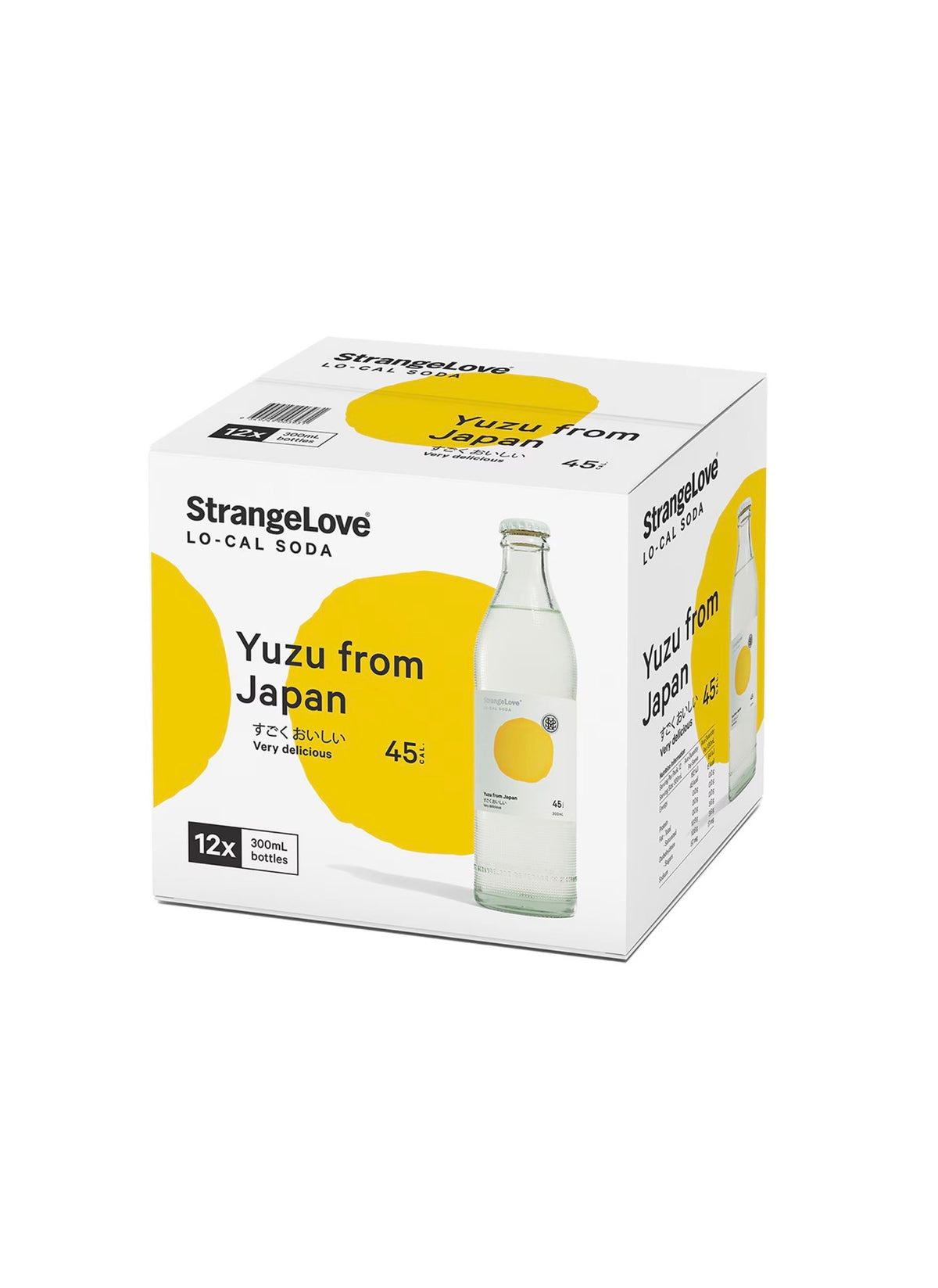 StrangeLove Yuzu Lo-Cal Soda 300
ml x 12 pk