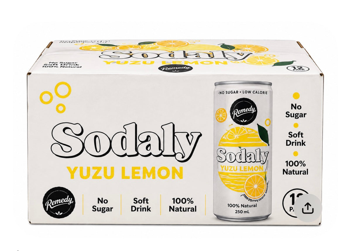 SODALY YUZU LEMON 12 X 250ML