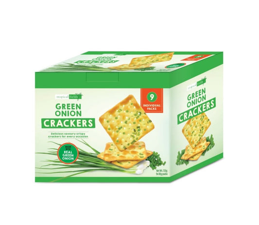 Tropical Fields Green Onion
Crackers (80 g x 9 pk)