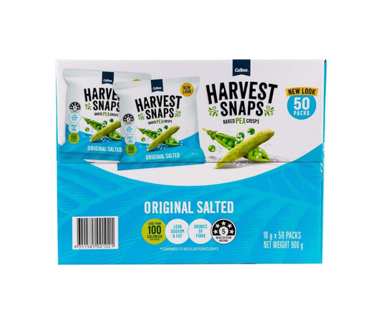 Calbee Harvest Snaps Baked Pea
Crisps (18 g x 50 pk)