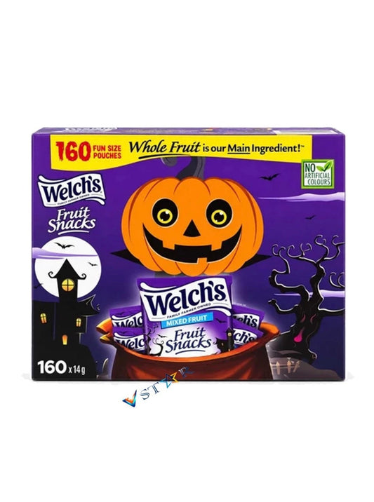 Welchs Halloween Real fruit Fruit Snack 14g x 160 Assorted Flavours 2.24kg Treat