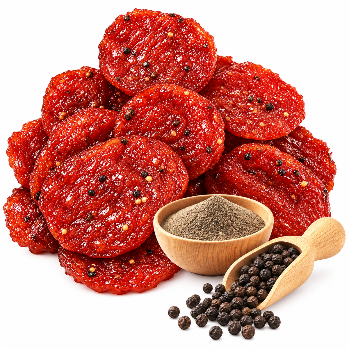 Bee Cheng Hiang Golden Coin Black Pepper Pork Jerky 250g