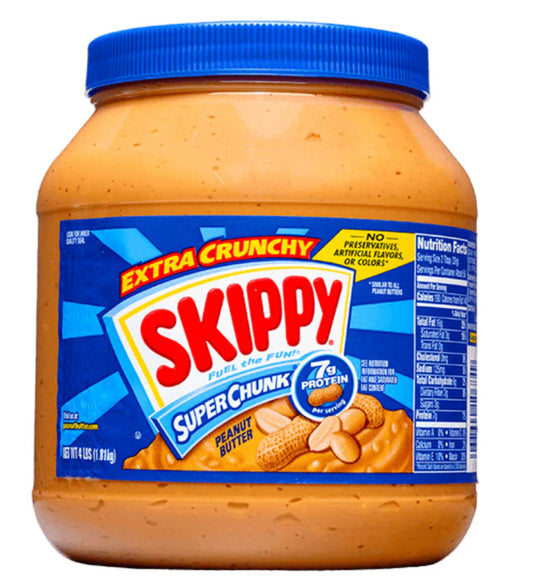 Skippy Peanut Butter Extra Crunchy Super Chunk 1.81kg