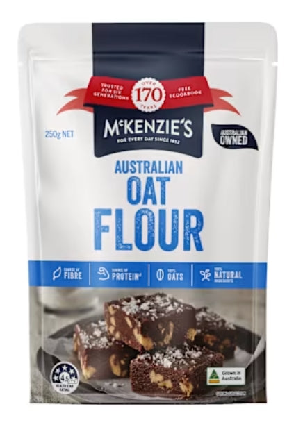 Mckenzie's Australian Oat
Flour Resealable 250g