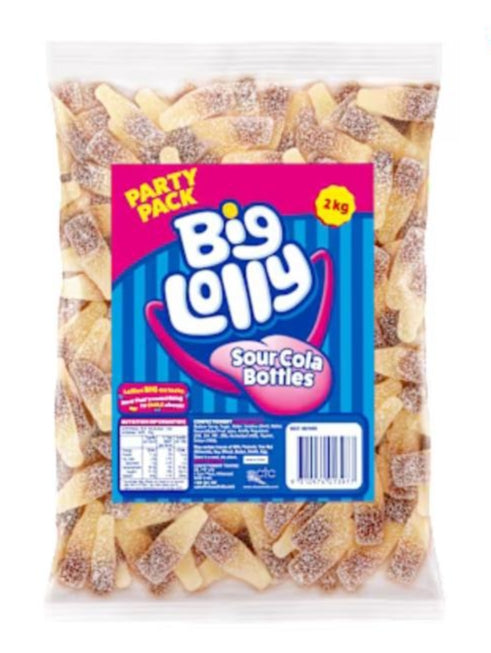 Big Lolly Sour Cola Bottles 2kg
