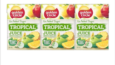 Golden Circle Tropical Juice
No Added Sugar 6x200ml