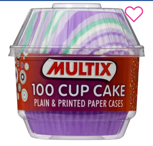 Multix Cup Cakes 100pk