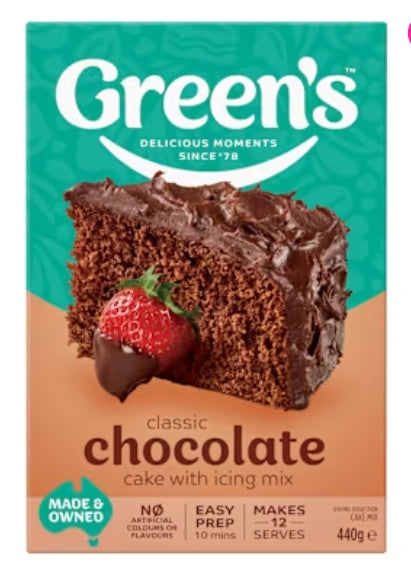 Green's Chocolate Cake Mix
440g