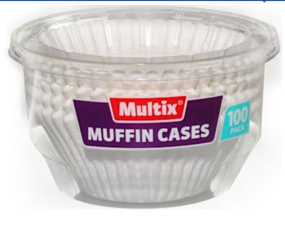 Multix Muffin Cases White × 6
100pk