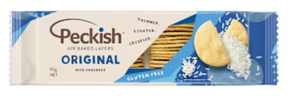 Peckish White Rice Crackers
Original 90g