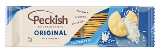 Peckish White Rice Crackers
Original 90g