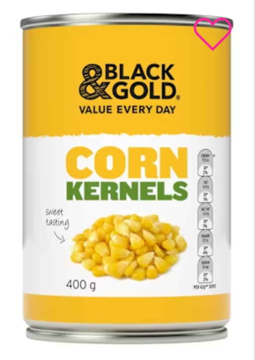 Black & gold Corn Kernel 24 × 400gm
