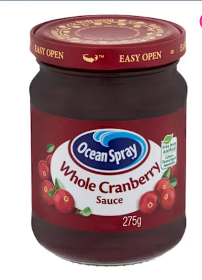 Ocean spray Sauce Cranberry
Whole 275gm