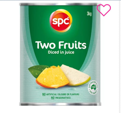 Spc Two Fruits In Juice 3kg