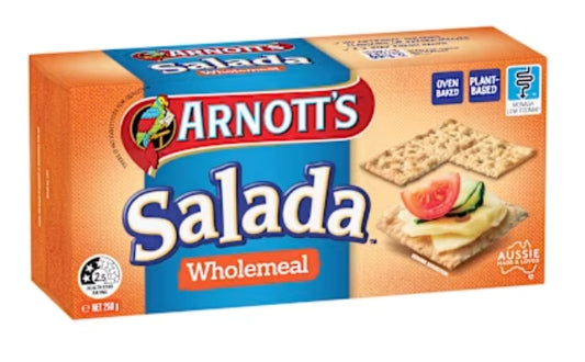 Arnotts Salada Crackers
Wholemeal 250g