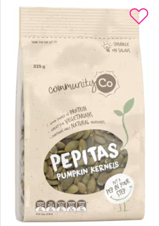 Comm Co Pepitas 325gm