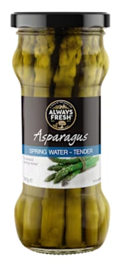 Always Fresh Asparagus In
Springwater 340g X6