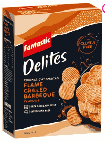 Fantastic Delites Rice Snacks
Flame Grilled Barbeque 100g