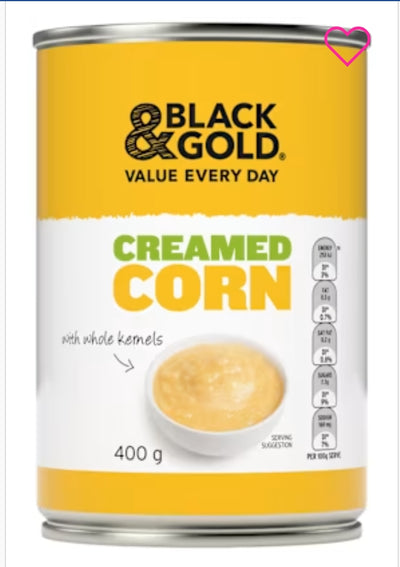 Black & gold Corn Creamed
400gm × 24