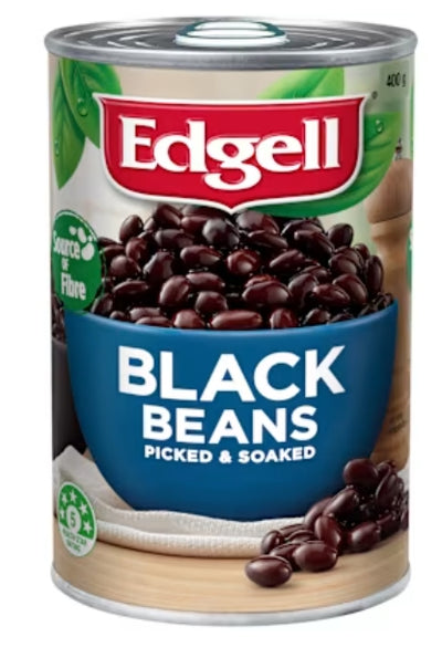 Edgell Black Beans 10x400g