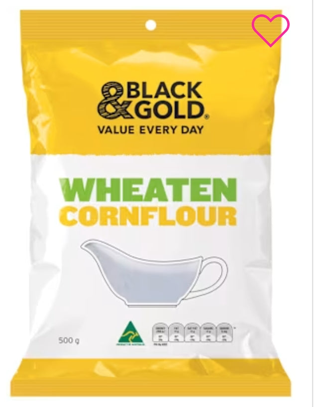 Black & gold Cornflour 500gm