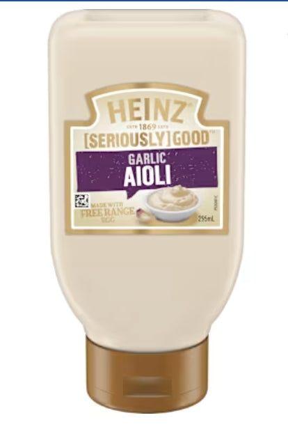 Heinz [Seriously] Good™
Garlic Aioli 295ml
