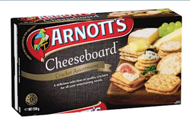 Arnotts Crackers
Cheeseboard 250g X 12