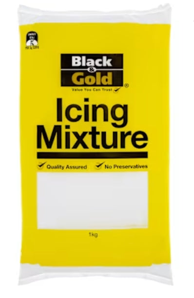 Black & Gold lcing Sugar 1kg
X6