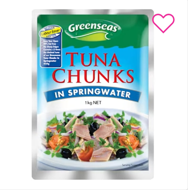 Greenseas Tuna Chunks In
Springwater 1kg