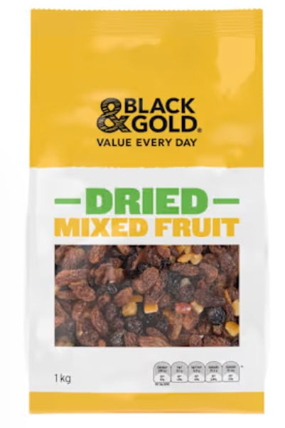 Black & Gold Mixed Dried fruit 1 Kg