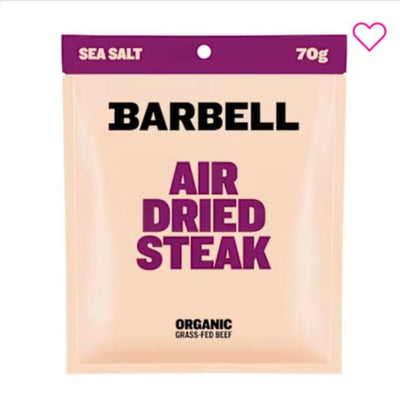 Barbell Foods Biltong Sea Salt 7Og X 15