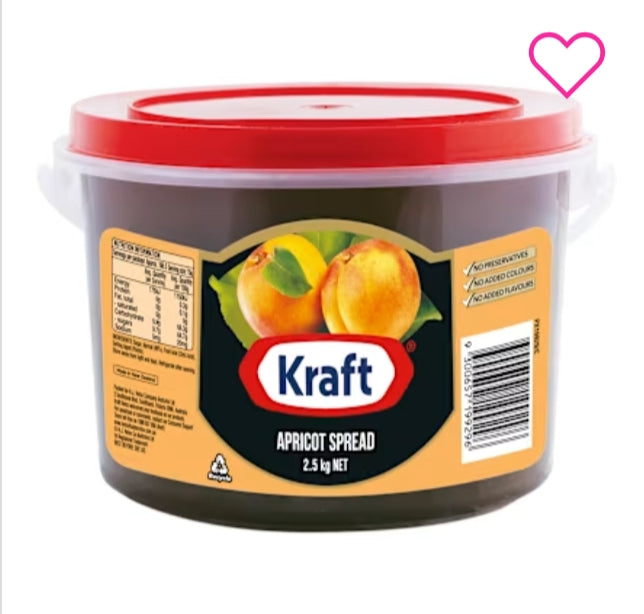 Kraft Jam Apricot 2.5kg