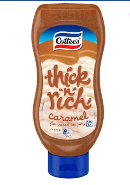 Cottee's Thick 'N' Rich
Caramel Flavoured Topping
575g