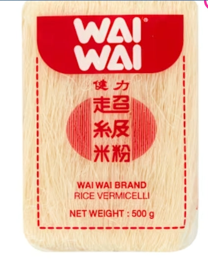 Wai Wai Rice Vermicelli
500gm × 24