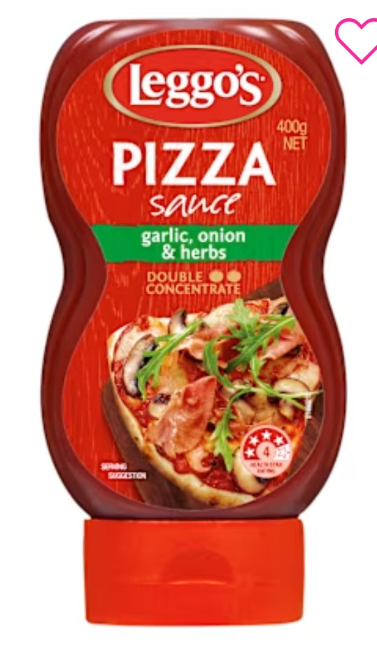 Leggos Squeezy Pizza Sauce
12x400g