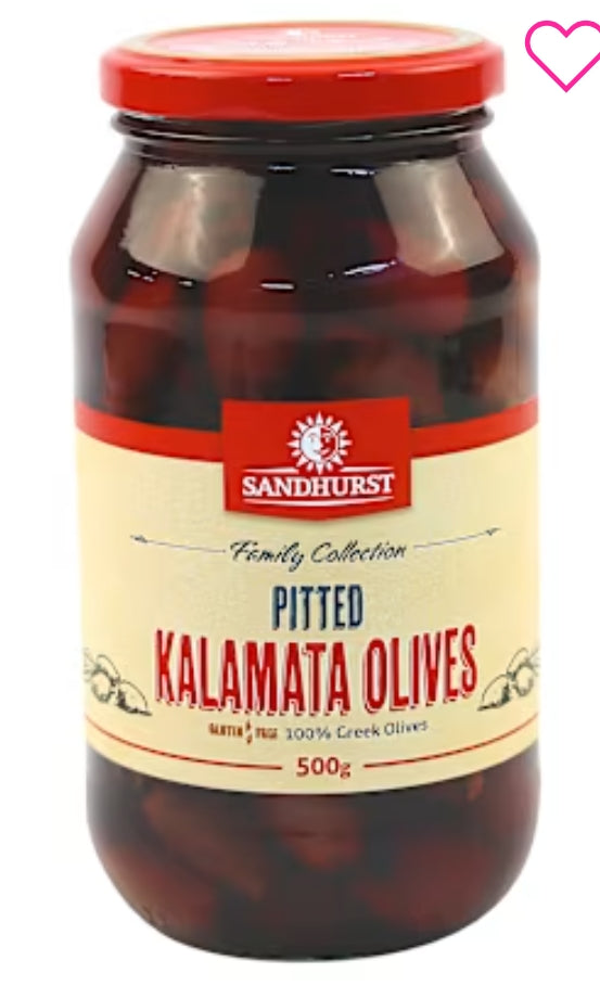 Sandhurst Olives Pitted
Kalamata 500g