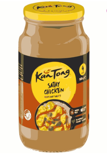 Kan Tong Cooking Sauce
Satay Chicken 505g