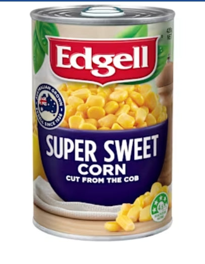 Edgell Super Sweet Corn
Kernels 15x420g