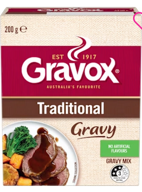 Gravox Gravy Traditional
Supreme 200gr