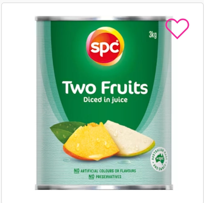 Spc Two Fruits In Juice 3kg